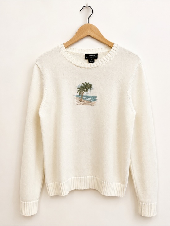 Lauren Ralph Lauren Sweaters - Ralph Lauren coastal nautical 100% cotton sweater